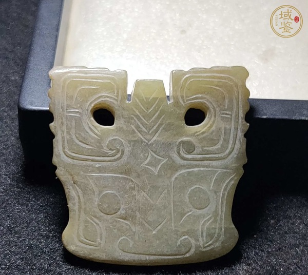 古玩和田玉雕“獸面紋佩”真品鑒賞圖