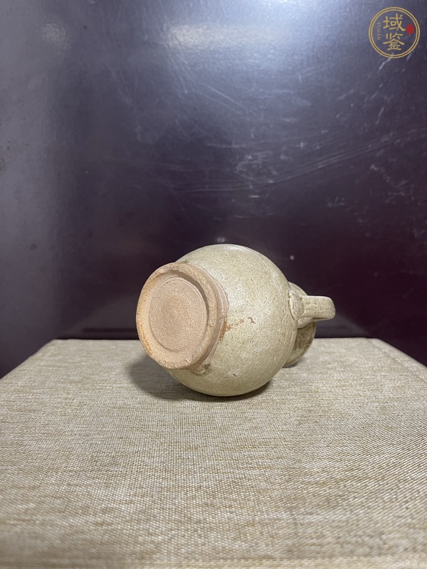 古玩陶瓷黃褐釉執壺真品鑒賞圖