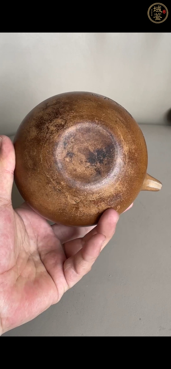 古玩雜項段泥提梁壺真品鑒賞圖