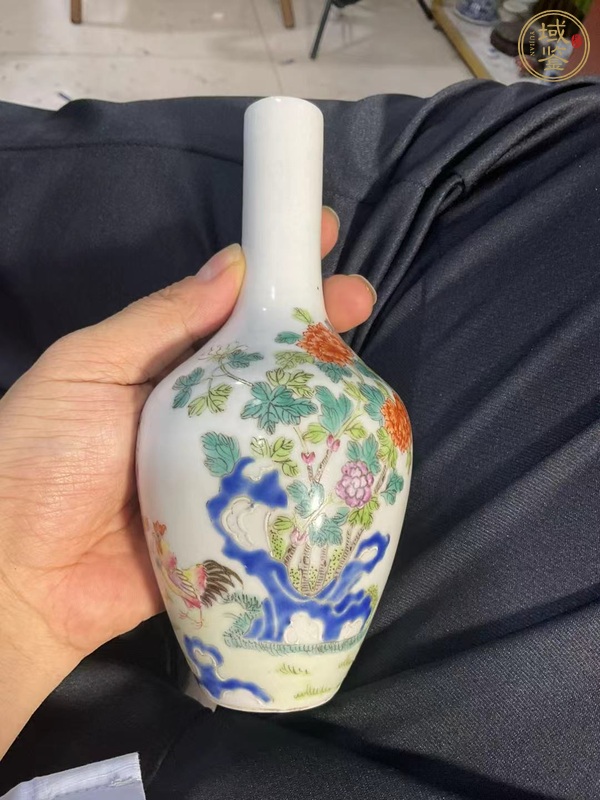 古玩粉彩瓶真品鑒賞圖