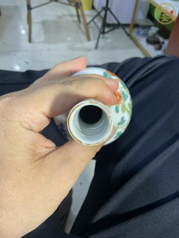 古玩陶瓷粉彩瓶真品鑒賞圖