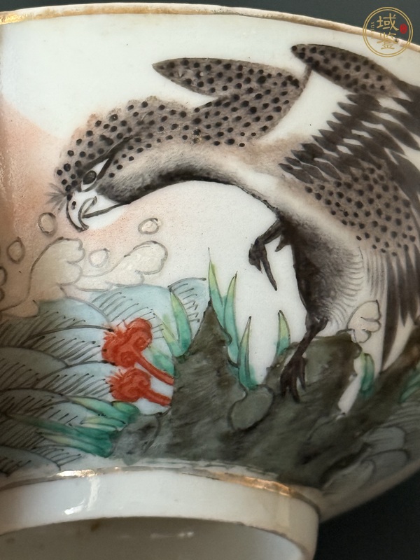 古玩陶瓷英雄獨立碗真品鑒賞圖