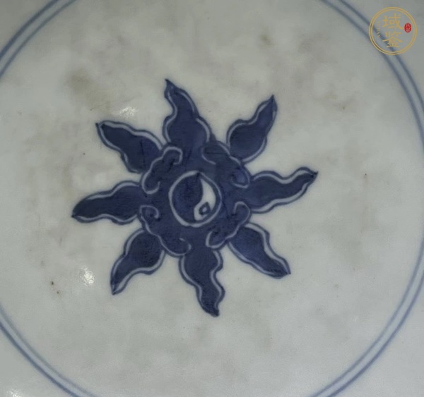 古玩陶瓷青花龍馬精神圖碗真品鑒賞圖