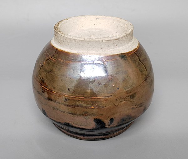 古玩陶瓷明代白胎紫金釉茶入拍賣，當(dāng)前價(jià)格0元
