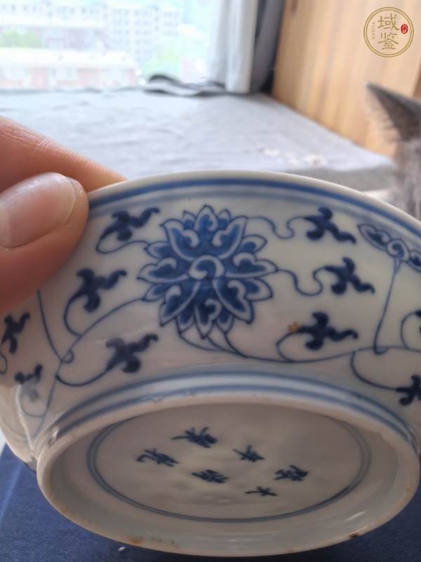 古玩陶瓷青花纏枝蓮盤真品鑒賞圖
