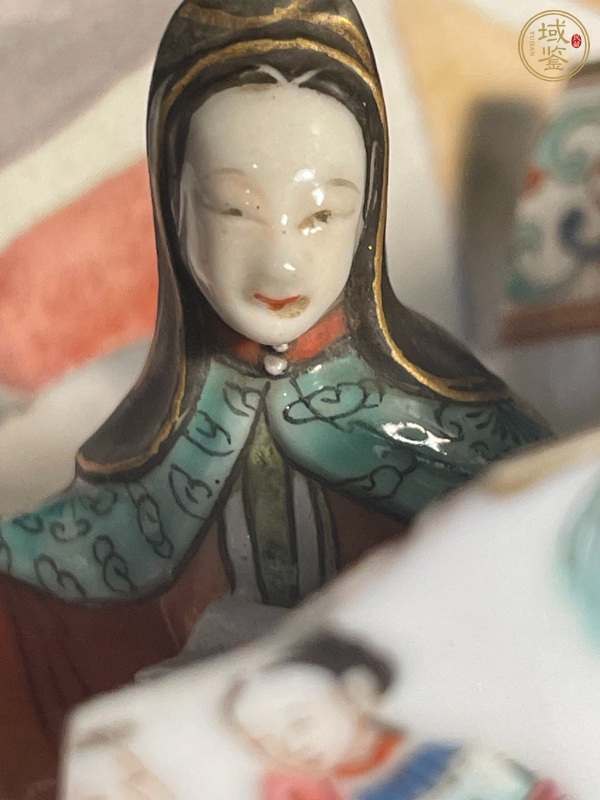 古玩陶瓷人物紋粉彩公道杯 真品鑒賞圖