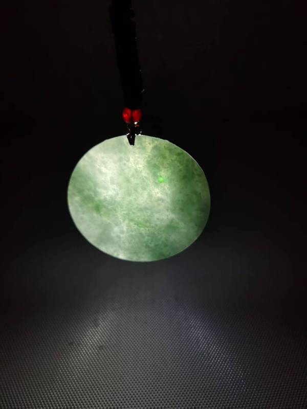 古玩玉器天然翡翠龍牌拍賣,當前價格398元