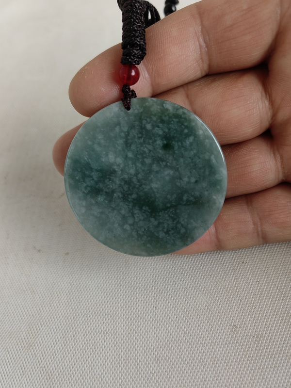 古玩玉器天然翡翠龍牌拍賣，當(dāng)前價(jià)格398元