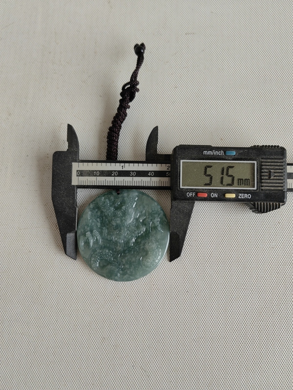 古玩玉器天然翡翠龍牌拍賣，當(dāng)前價(jià)格398元