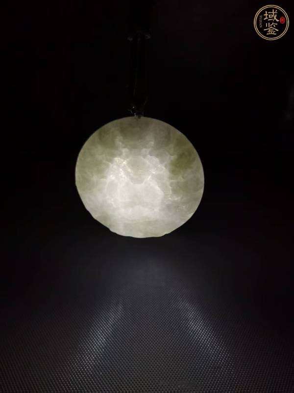 古玩玉器天然翡翠“觀音牌”真品鑒賞圖