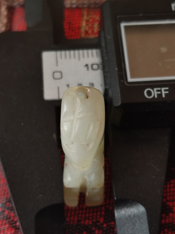 古玩玉器玉獸(壽)吊墜掛件拍賣,當前價格666元