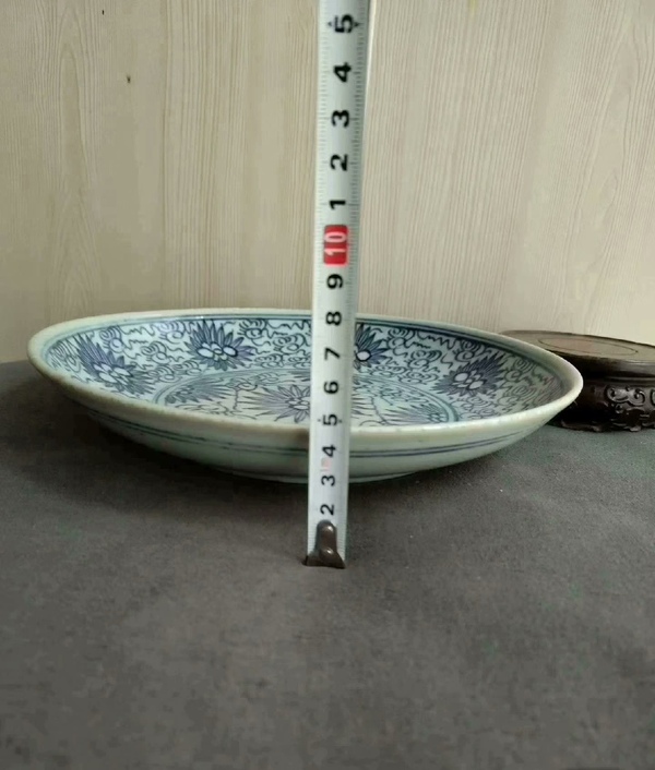古玩陶瓷太陽(yáng)花間篆書福字吉語(yǔ)紋盤拍賣，當(dāng)前價(jià)格3366元