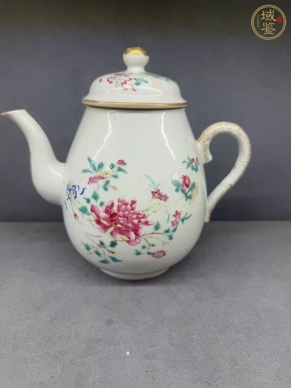 古玩陶瓷粉彩執(zhí)壺真品鑒賞圖