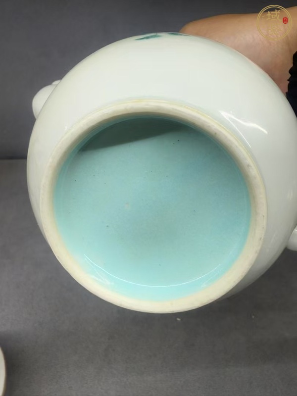 古玩陶瓷粉彩執(zhí)壺真品鑒賞圖