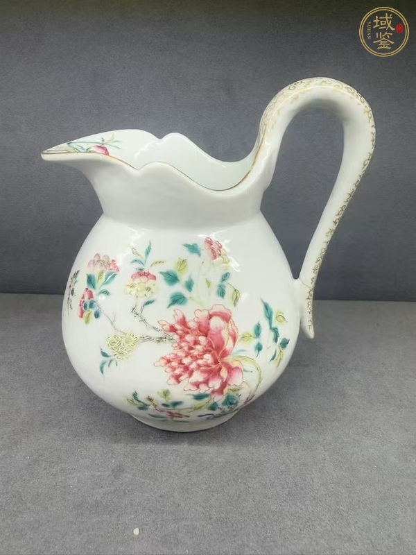 古玩陶瓷粉彩執(zhí)壺真品鑒賞圖