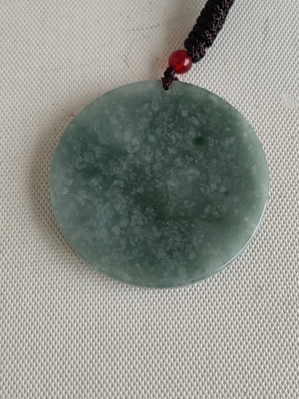 古玩玉器天然翡翠龍牌拍賣，當(dāng)前價(jià)格398元