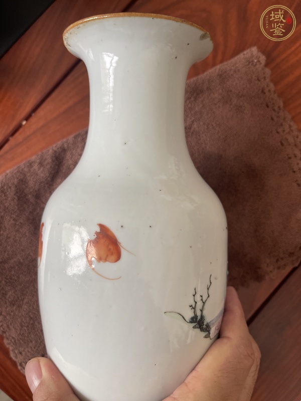 古玩陶瓷五老觀太極粉彩瓶真品鑒賞圖