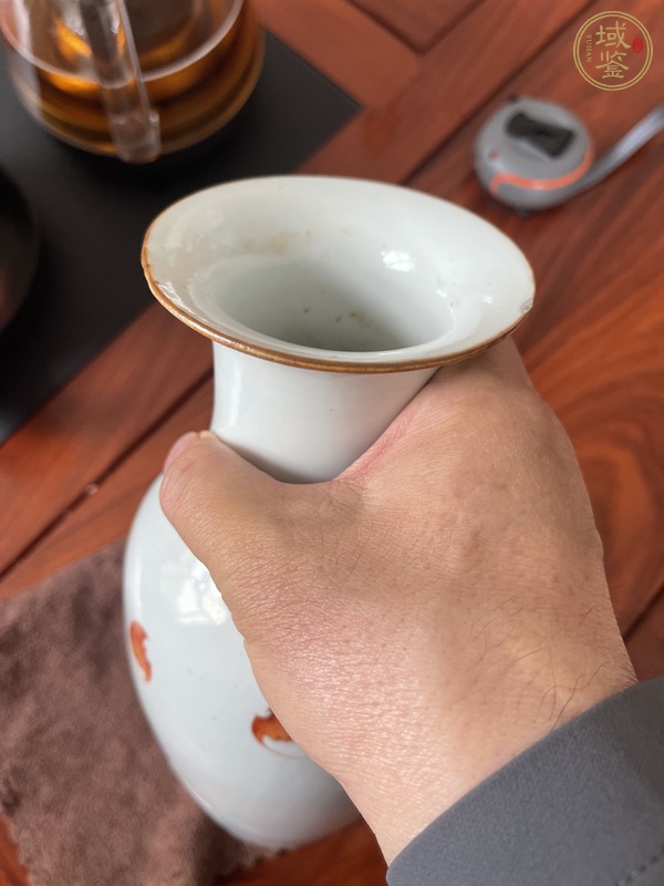 古玩陶瓷五老觀太極粉彩瓶真品鑒賞圖