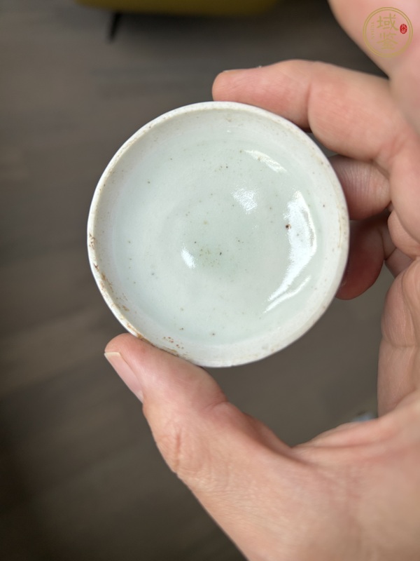 古玩陶瓷影青釉香盒真品鑒賞圖