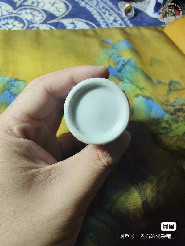 古玩陶瓷晚清青花小瓶真品鑒賞圖