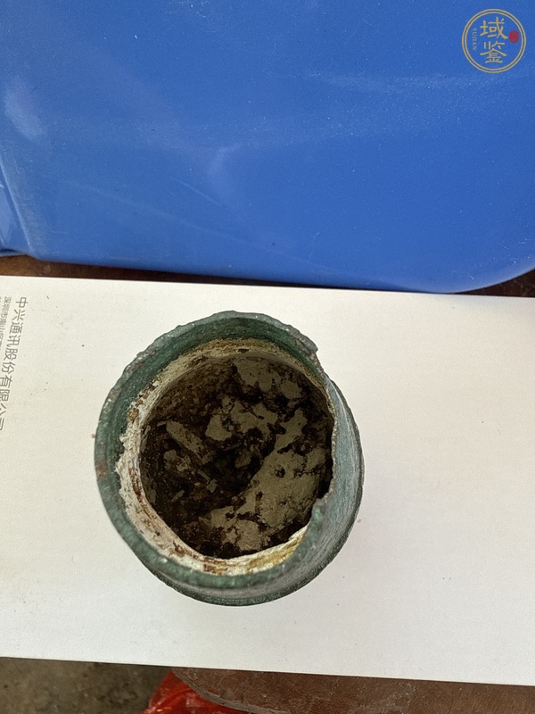 古玩銅器銅臼真品鑒賞圖