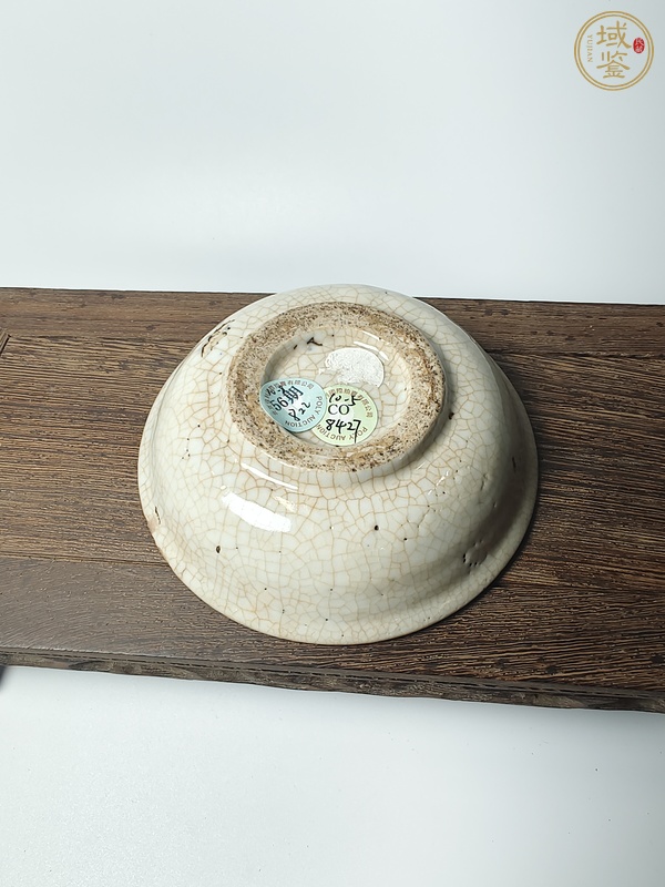 古玩陶瓷天啟萊菔紋青花盤真品鑒賞圖