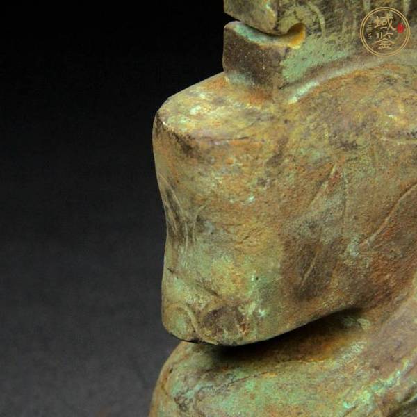 古玩玉器做舊仿古“玉跪人”真品鑒賞圖