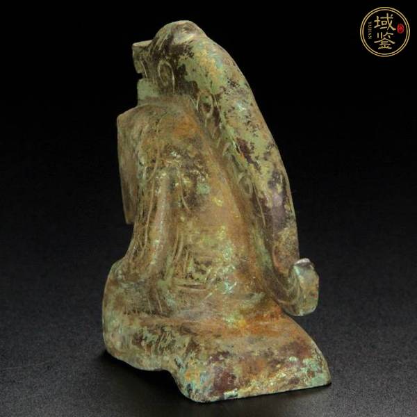 古玩玉器做舊仿古“玉跪人”真品鑒賞圖