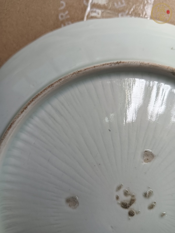 古玩陶瓷日本江戶青花盤真品鑒賞圖