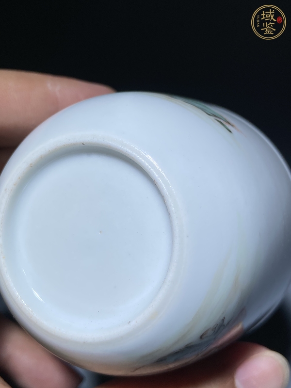 古玩陶瓷粉彩杯真品鑒賞圖