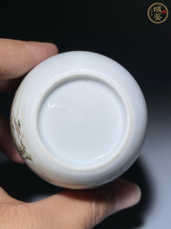 古玩陶瓷粉彩杯真品鑒賞圖