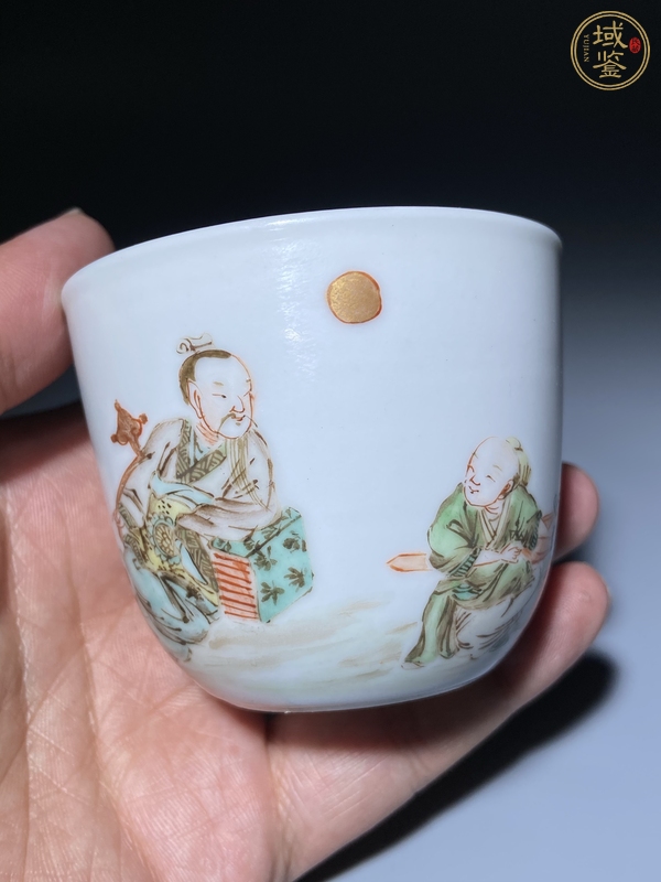 古玩粉彩杯真品鑒賞圖