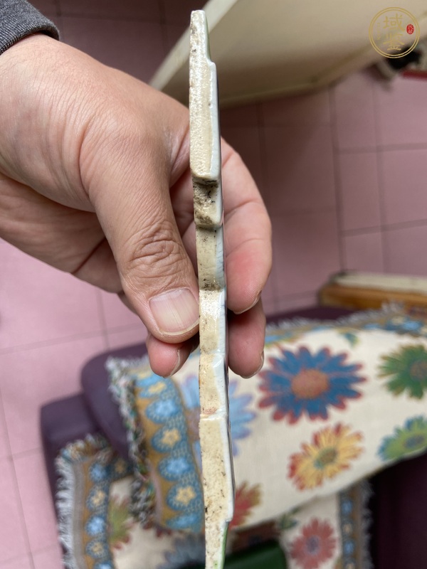 古玩陶瓷龍紋瓷板畫真品鑒賞圖