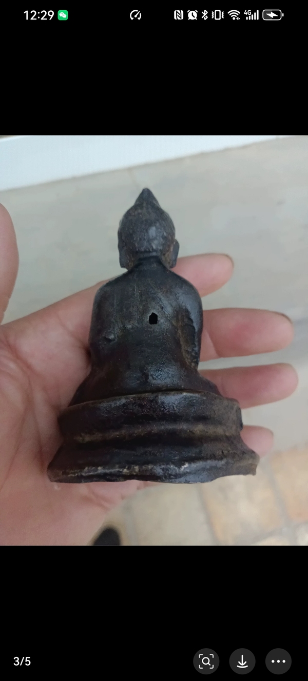古玩銅器明代釋迦摩尼佛造像拍賣，當(dāng)前價格12800元