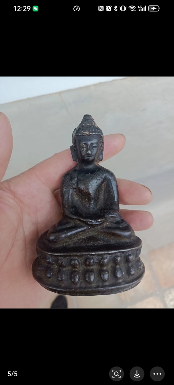 古玩銅器明代釋迦摩尼佛造像拍賣，當(dāng)前價格12800元