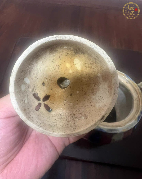 古玩陶瓷三陽(yáng)開泰三足爐真品鑒賞圖