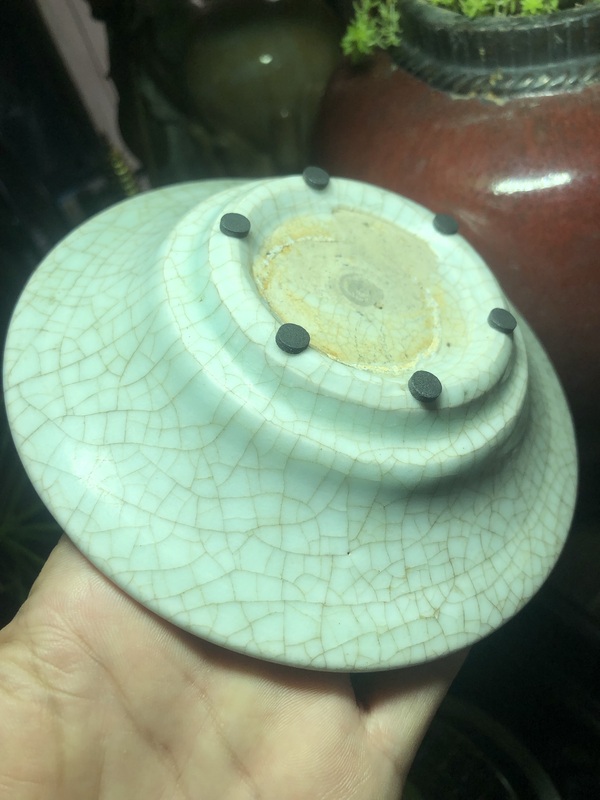 古玩陶瓷優(yōu)品明早期龍泉青瓷盤(pán)全品拍賣(mài)，當(dāng)前價(jià)格50000元