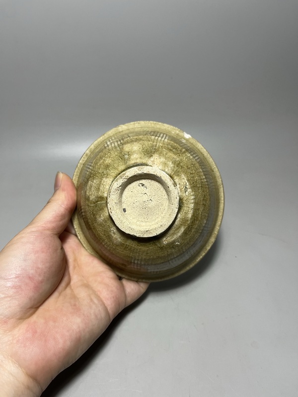 古玩陶瓷北宋金村窯刻花紋碗拍賣，當(dāng)前價(jià)格800元