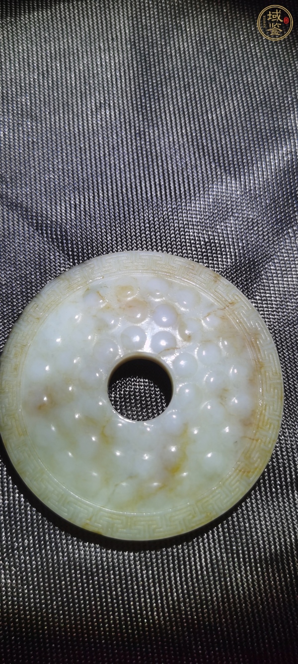 古玩玉器和田玉雕“乳釘紋璧”真品鑒賞圖