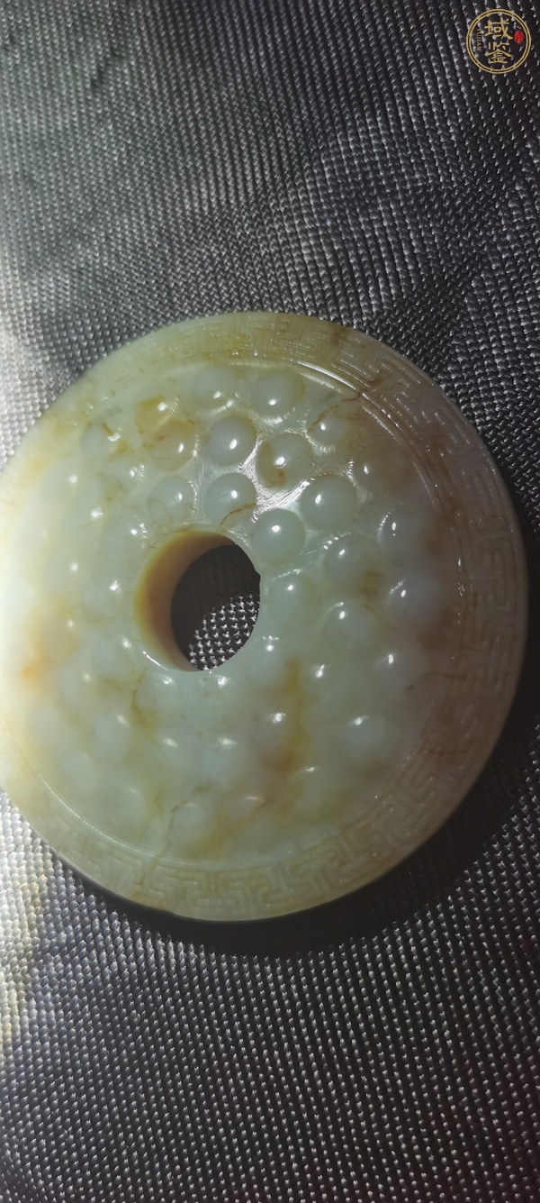 古玩玉器和田玉雕“乳釘紋璧”真品鑒賞圖