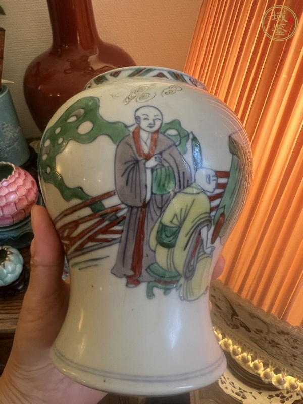 古玩陶瓷鳳尾尊（截口）真品鑒賞圖