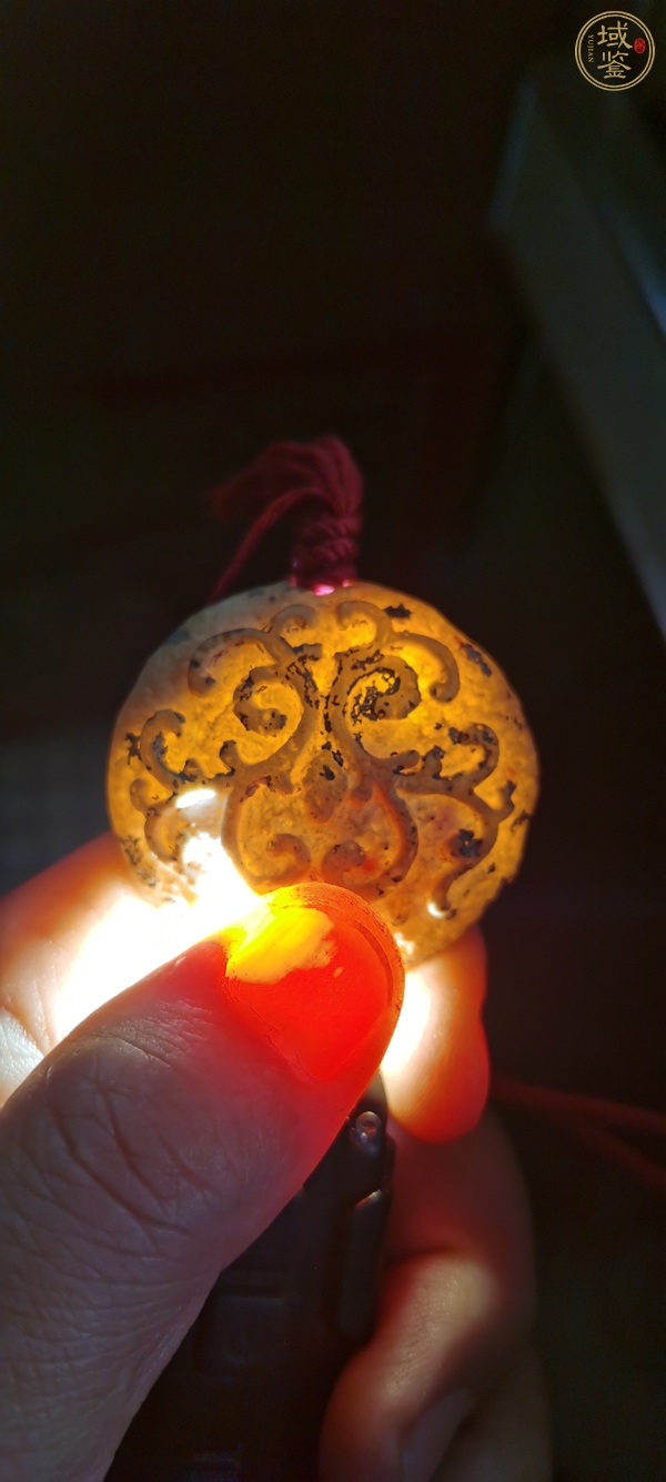 古玩玉器地方玉雕掛墜真品鑒賞圖