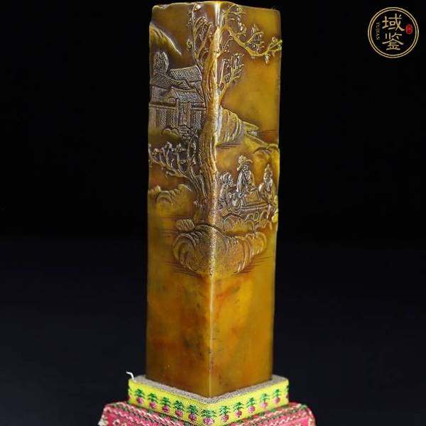 古玩玉器壽山石雕“人物故事”印章真品鑒賞圖