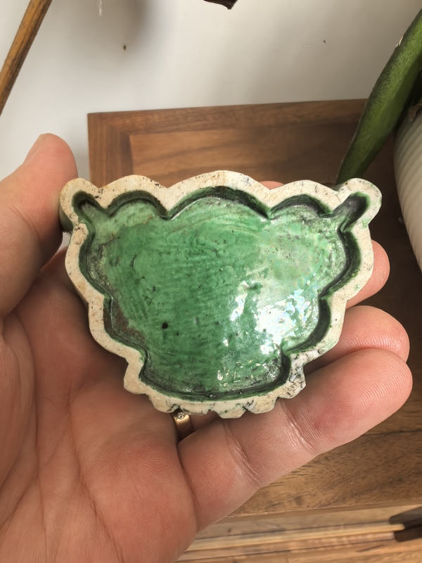 古玩陶瓷晚清粉彩蝴蝶型筆插拍賣，當(dāng)前價(jià)格1500元