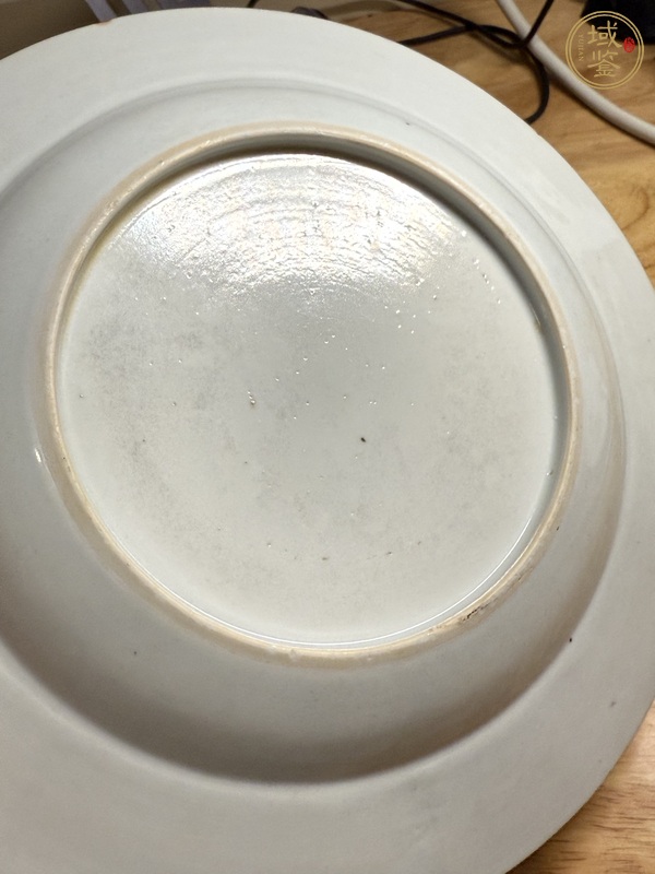 古玩陶瓷粉彩雉雞牡丹圖盤真品鑒賞圖