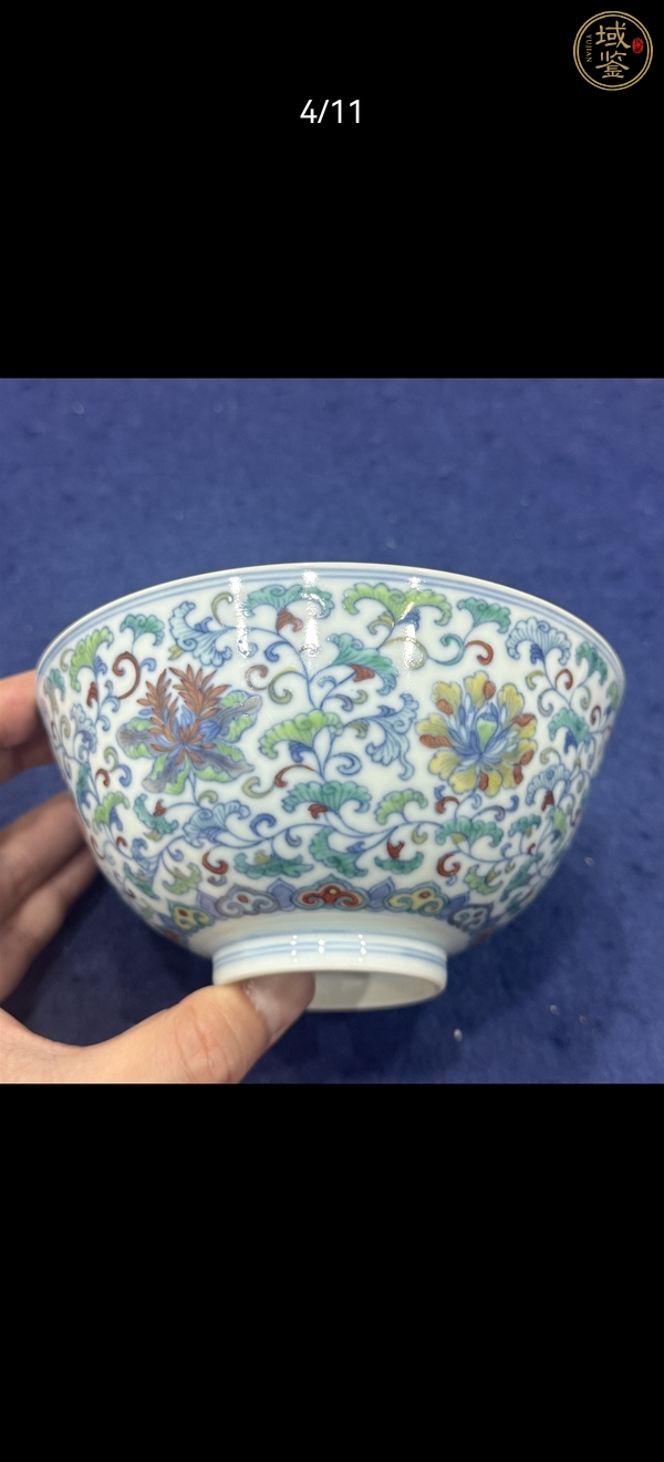 古玩陶瓷斗彩碗真品鑒賞圖