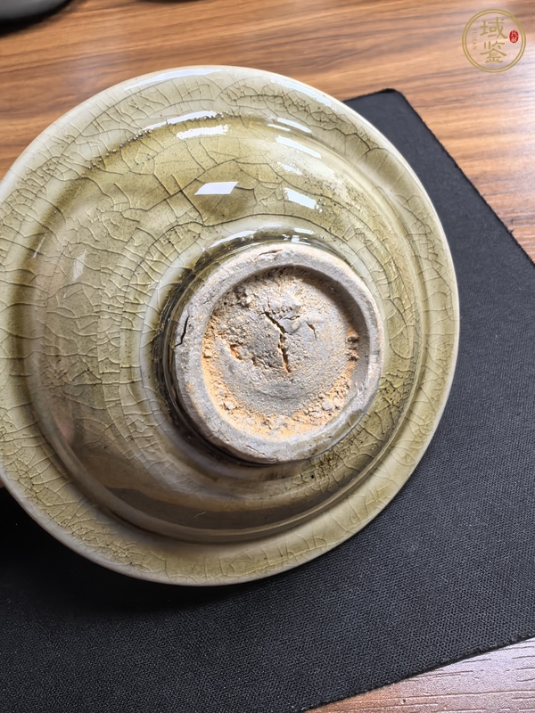 古玩陶瓷青瓷盤真品鑒賞圖