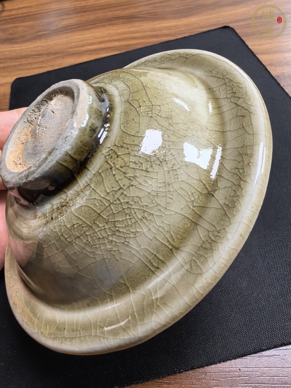 古玩陶瓷青瓷盤真品鑒賞圖