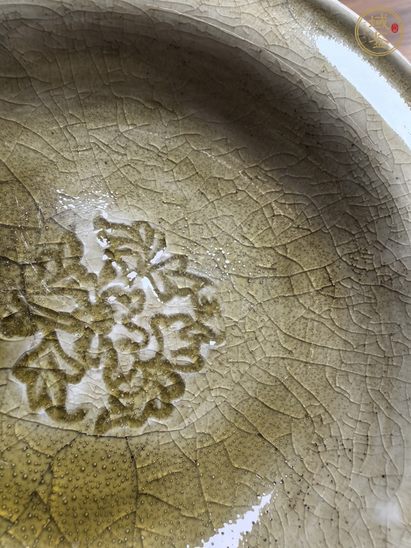 古玩陶瓷青瓷盤真品鑒賞圖