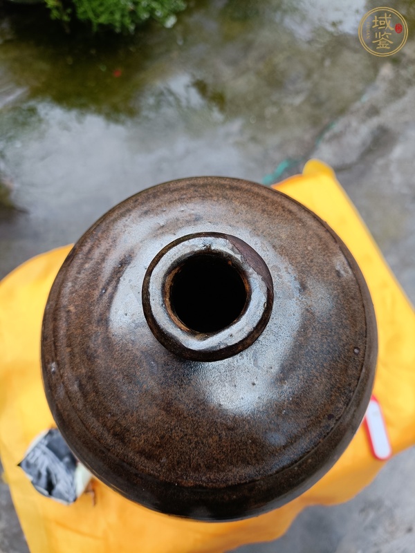 古玩陶瓷黑釉梅瓶真品鑒賞圖